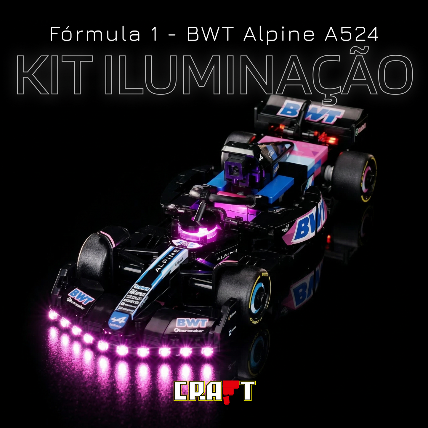 Kit de Ilumina&ccedil;&atilde;o a BWT Alpine A524 (248 pe&ccedil;as)
