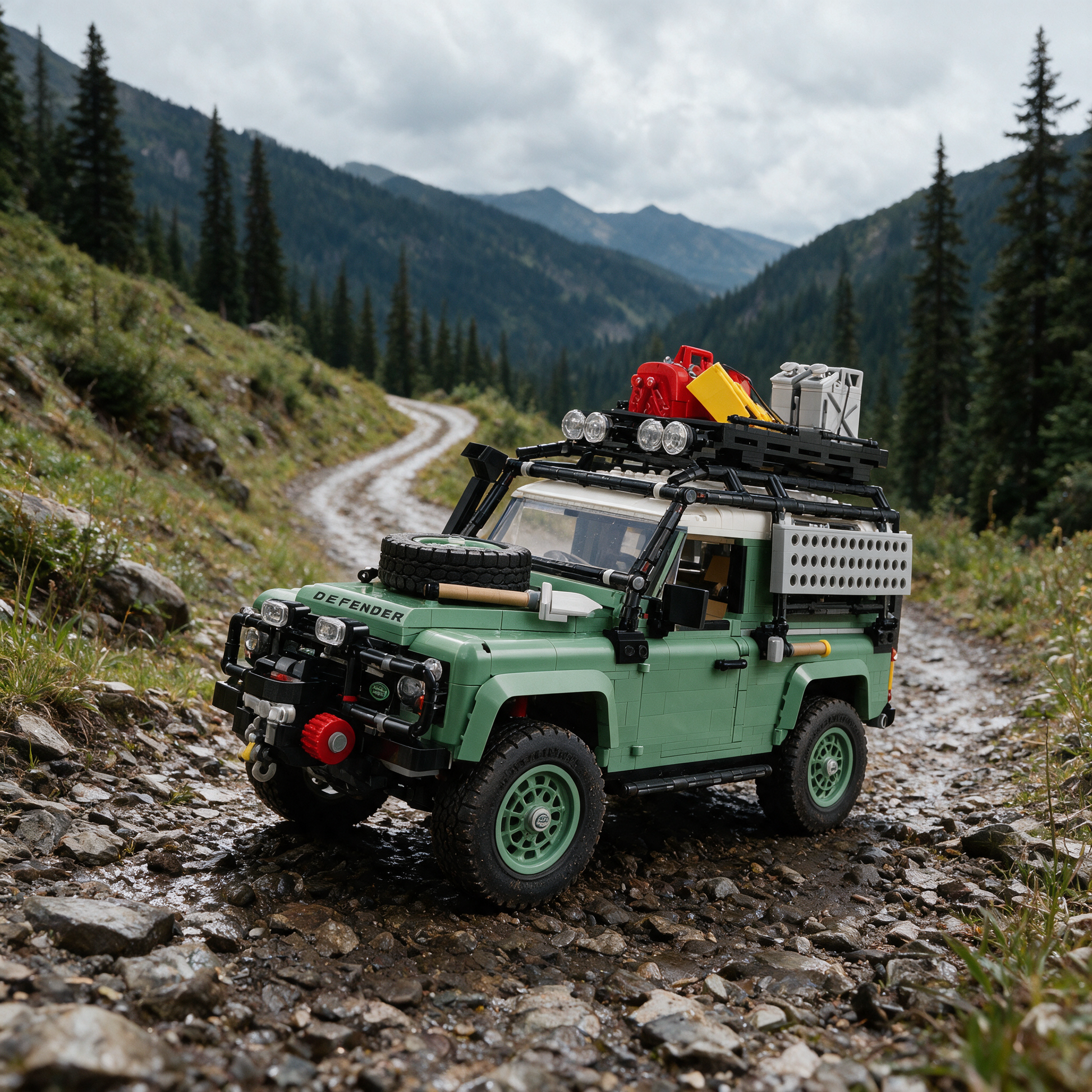 Land Rover Defender 90 - Cen&aacute;rio 3 Trilha de Pedra