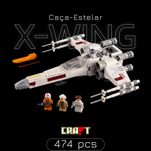 Star Wars - Ca&ccedil;a-Estelar X-Wing (474 pe&ccedil;as)