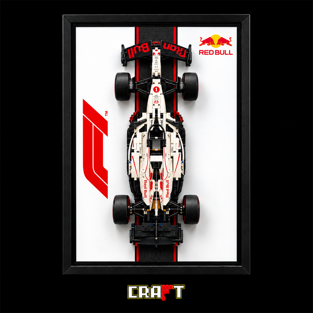 Quadro para F&oacute;rmula 1 - Max Verstappen RB21 com listra