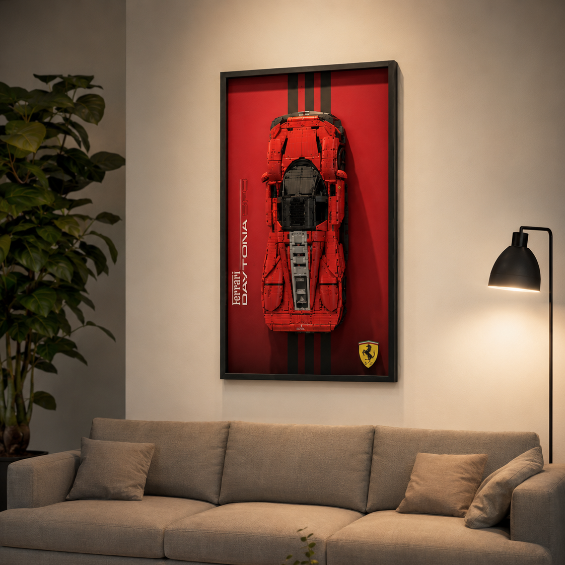 Quadro de Acr&iacute;lico para a Ferrari Daytona SP3