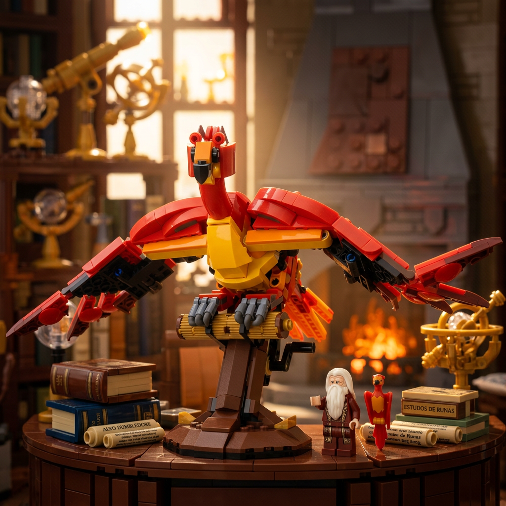 Harry Potter - Fawkes: A F&eacute;nix de Dumbledore (597 pe&ccedil;as)