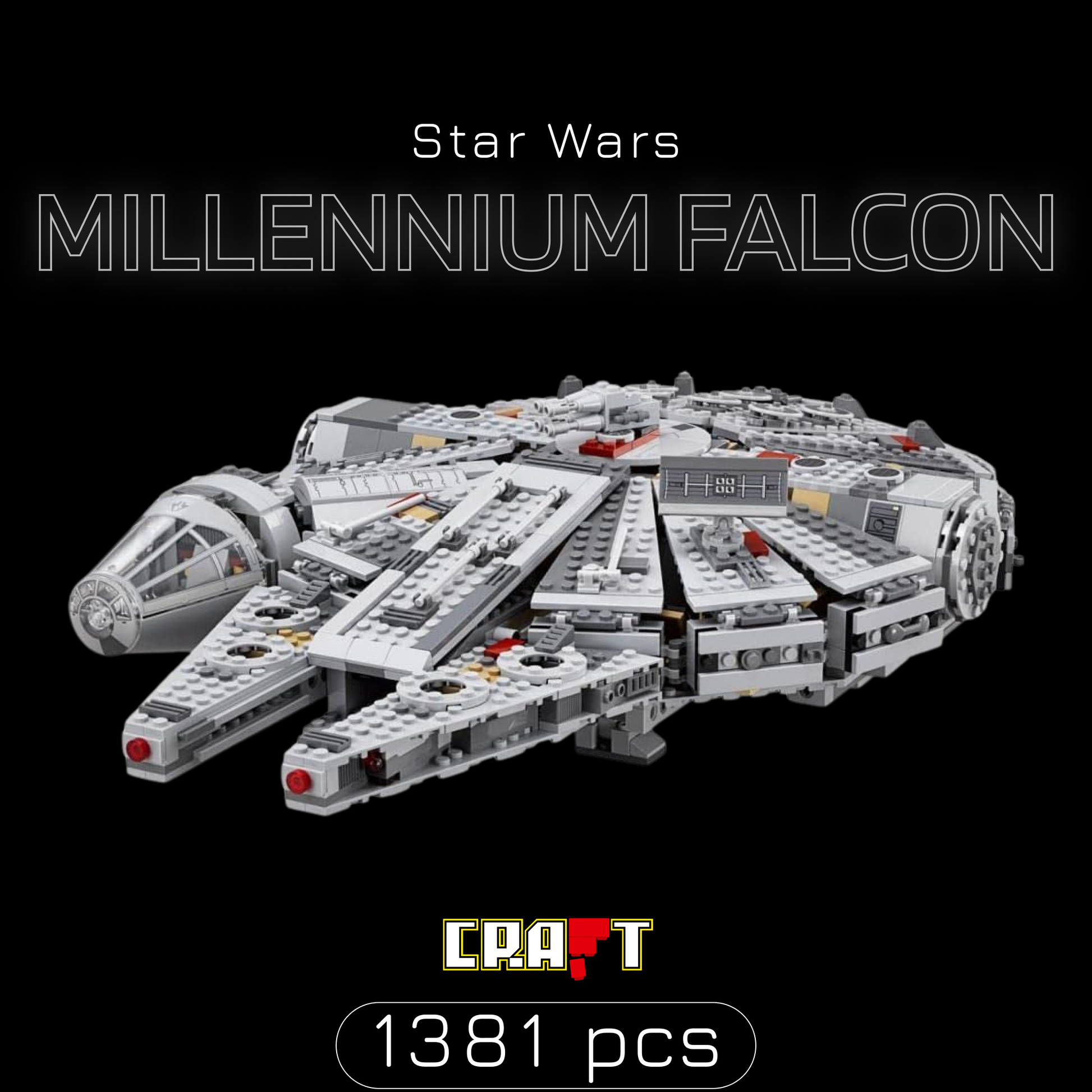 Star Wars - Millennium Falcon (1381 pe&ccedil;as)