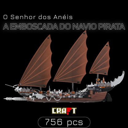 O Senhor dos An&eacute;is - A Emboscada do Navio Pirata (756 pe&ccedil;as)