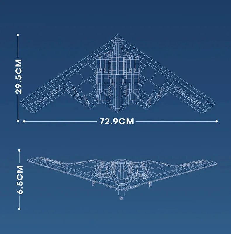 Bombardeiro B2 Spirit (2063 p&ccedil;s)