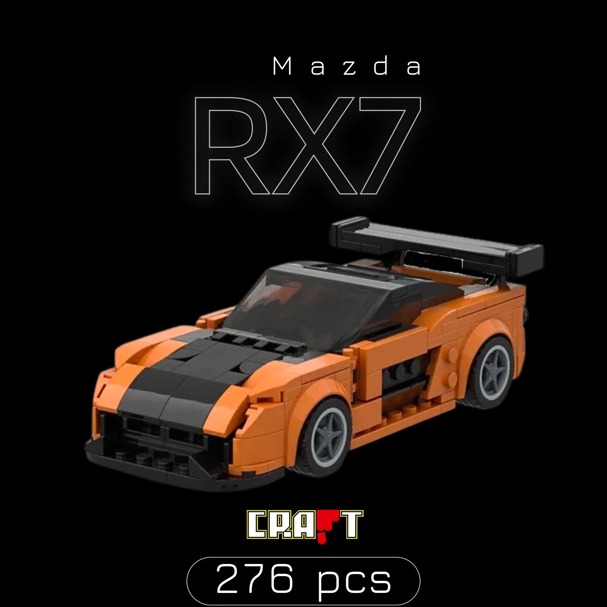 Mazda RX7 (276 p&ccedil;s) - Brics Craft