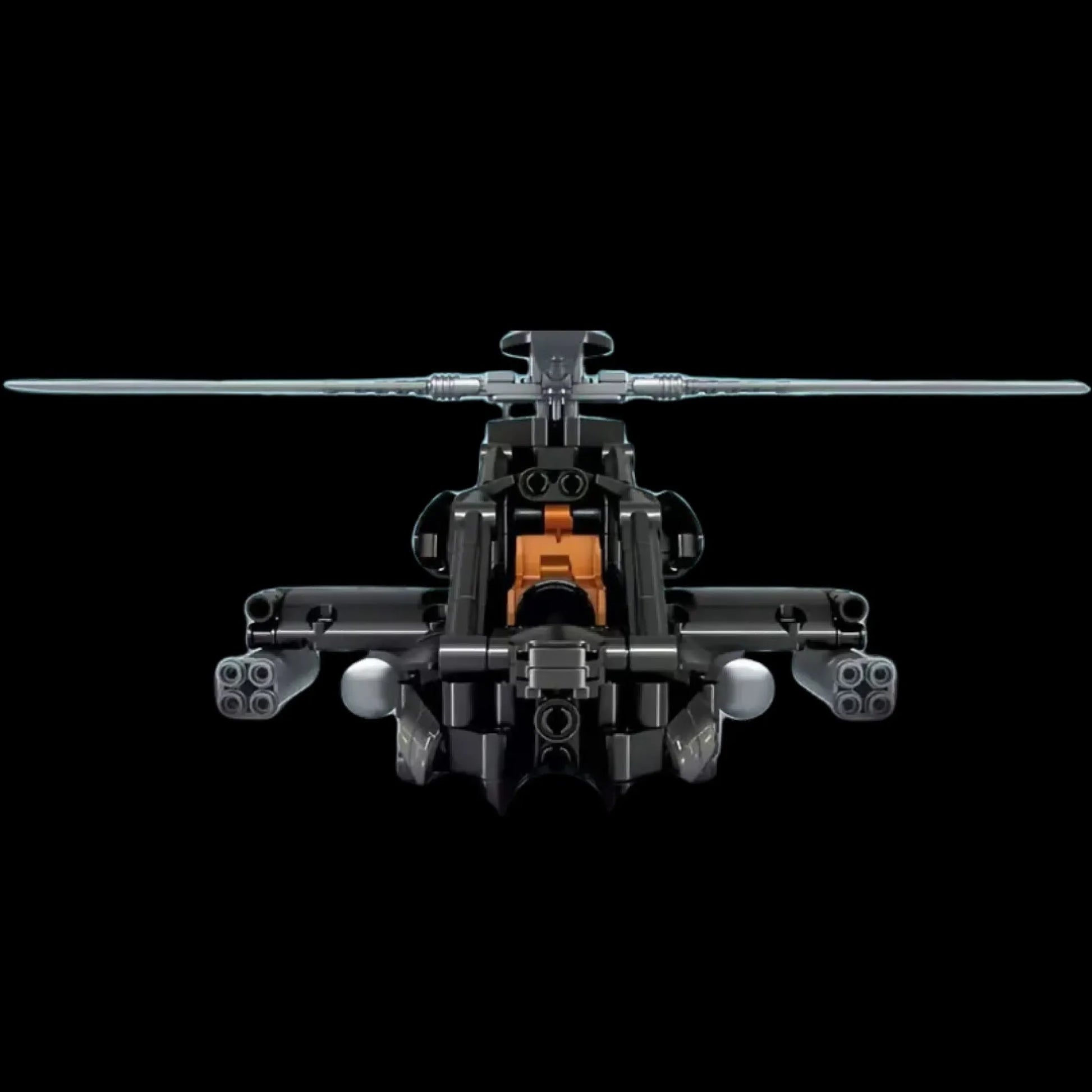 Helic&oacute;ptero Boeing AH-64 Apache (706 p&ccedil;s) - Brics Craft