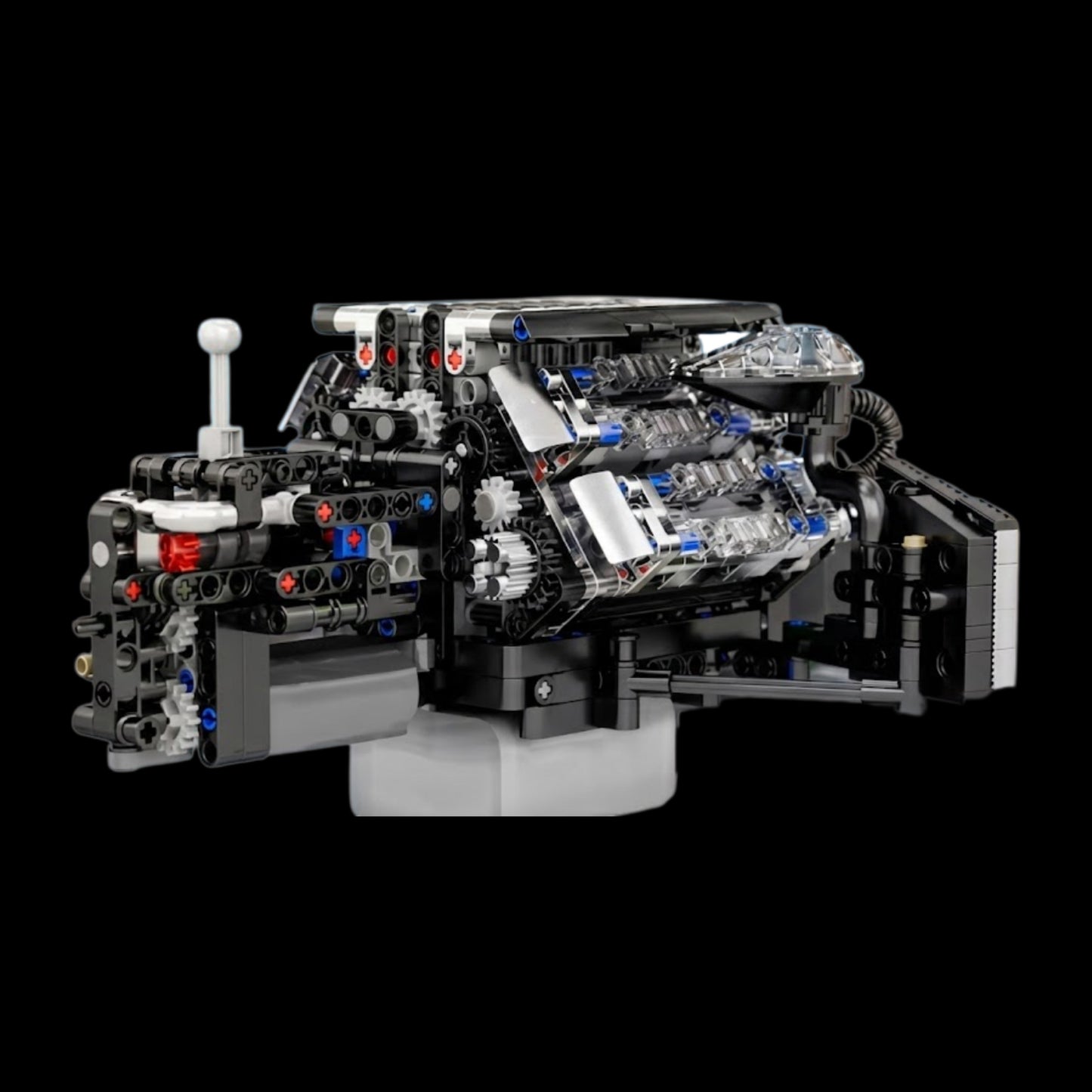 Motor W12 Twin Turbo (871 pe&ccedil;as) - Brics Craft